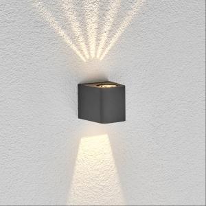 Lucande Aplique LED para exteriores Karsten