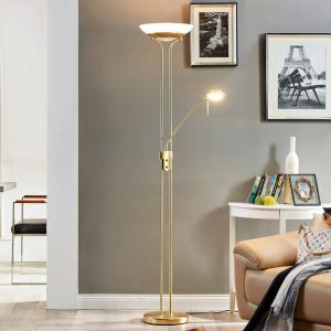 Lindby Lámpara LED de pie Yveta luz de lectura, atenuable
