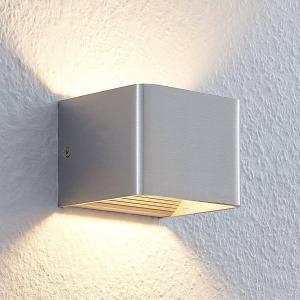 Lindby Lámpara de pared LED Lonisa, color níquel