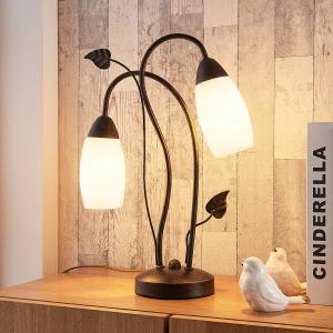Lindby Elegante lámpara de mesa LED Stefania
