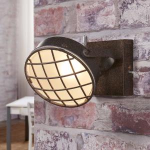 Lindby Lámpara de pared LED Tamin óxido estilo industrial