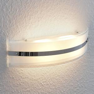 Lindby Lámpara de pared LED Zinka de vidrio, 37,5 cm