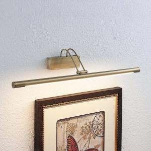 Lindby Lámpara LED para cuadros Mailine, latón antiguo