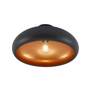 Lindby Lámpara de techo metálica Gerwina, dorado-negro
