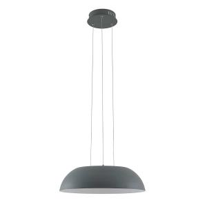 Lindby Juliven lámpara colgante LED, gris, 50 cm