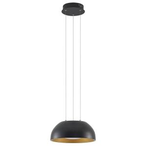 Lindby Juliven lámpara colgante LED, negro, 32 cm