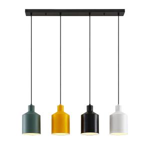 Lindby Tirane lámpara colgante, pantalla colorida
