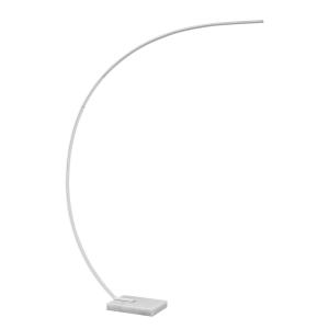Lindby Kendra lámpara de pie de arco LED, blanco