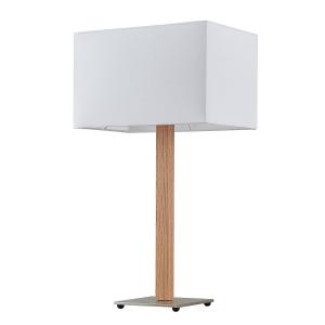 Lucande Heily lámpara de mesa, angular, blanco