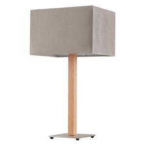 Lucande Heily lámpara de mesa, angular, gris