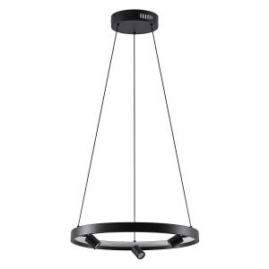 Lucande Paliva lámpara colgante LED, 48 cm, negro