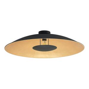 Lindby Narisara lámpara de techo, negro-oro, 80 cm