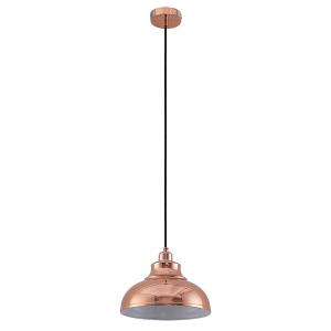 Lindby Emna lámpara colgante, 1 luz, cobre
