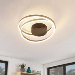 Lindby Davian lámpara LED de techo atenuable latón