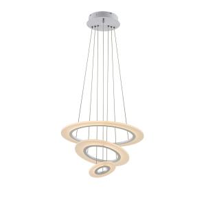 Lindby Amisu lámpara colgante LED con tres anillos