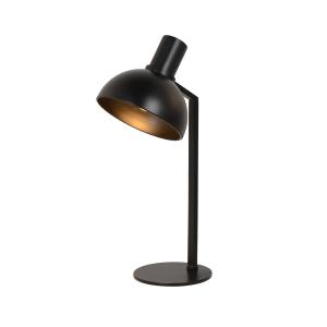 Lámpara de mesa Lucande Mostrid de hierro negro