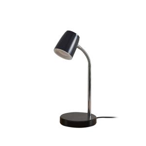 Lindby Jegor lámpara de mesa LED en negro