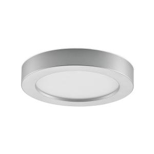 Prios Edwina plafón LED, plata, 22,6 cm