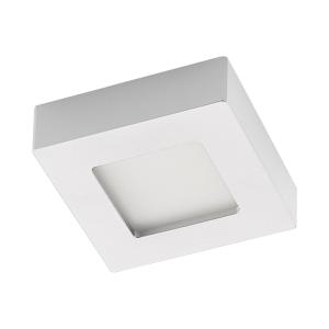 Prios Alette plafón LED, plata, 12,2 cm