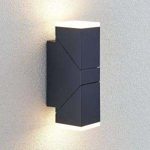 Lindby Aplique LED para exterior Sally, 2 luces