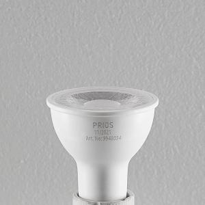 PRIOS Bombilla reflectora LED GU10 8W 3.000K 60°