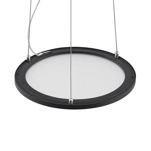 Prios Palino lámpara colgante LED, 30 cm, en negro