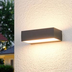 Lucande Lámpara techo exterior LED Lissi forma cuadrada