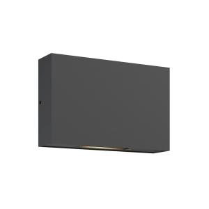 Lucande Aplique LED para exterior Isalie en gris oscuro
