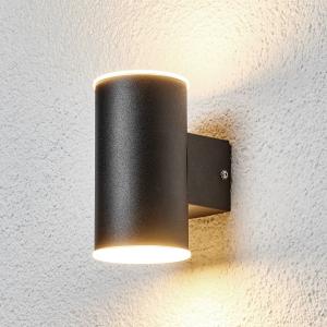 Lindby lámpara pared exterior LED de gran efecto Morena