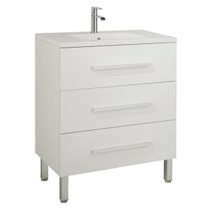 Mueble de baño con lavabo madrid blanco 70x45 cm