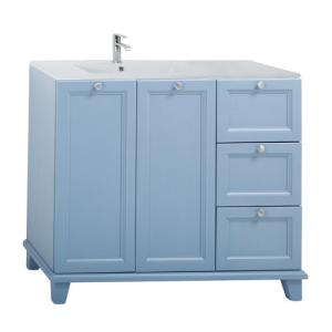 Mueble de baño unike azul 105 x 48 cm