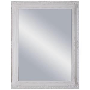 Espejo enmarcado rectangular cayetana blanco 95 x 75 cm