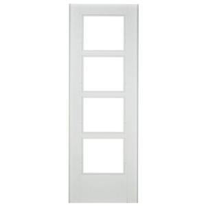 Puerta corredera noruega blanco de 72.5 cm