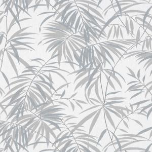 Papel pintado aspecto texturizado naturaleza hojas 8214 gris