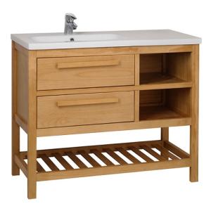 Mueble de baño con lavabo amazonia roble 100x45 cm