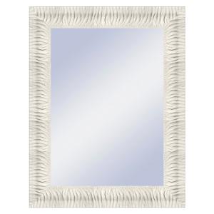 Espejo enmarcado rectangular imane lacado blanco 68 x 88 cm