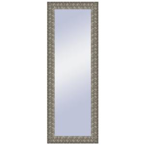 Espejo enmarcado rectangular melanie plata plata 156.4 x 56…