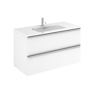 Mueble de baño komplett blanco 100 x 45 cm