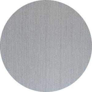 Alfombra interior/exterior pvc teplon gris redonda 120x120cm