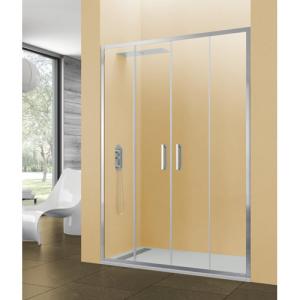 Mampara titan transparente perfil cromado 150x195 cm