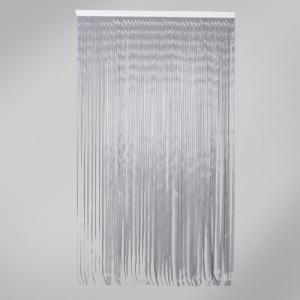 Cortina de puerta pvc ferrara gris-transparente 120 x 210 cm