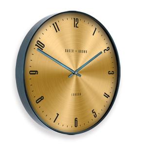 Reloj de pared redondo jewel azul de 53 cm