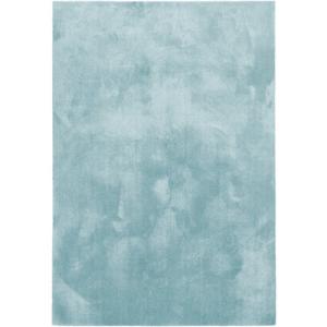 Alfombra poliamida touch azul celeste rectangular 140x200cm