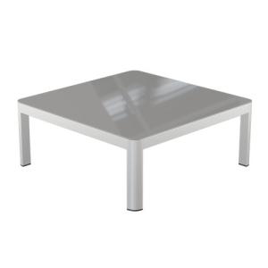 Mesa de centro de jardín de aluminio salonica blanco de 100…
