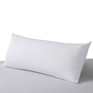 Funda de almohada poliéster rizo eco lisa blanco 40 x 70 cm