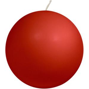 Bola esférica mate rojo de 80 m