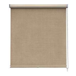 Estor enrollable opac textil beige de 120x250cm