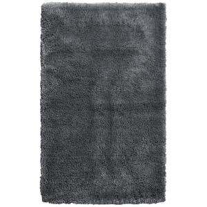 Alfombra microfibra feel gris oscuro rectangular 170x240cm