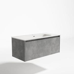 Mueble de baño moon hormigón 100 x 45 cm