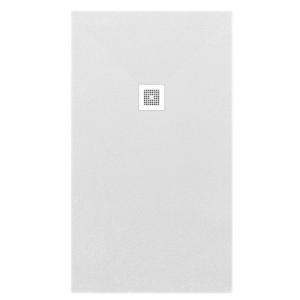 Plato de ducha colors pizarra 120x100 cm blanco